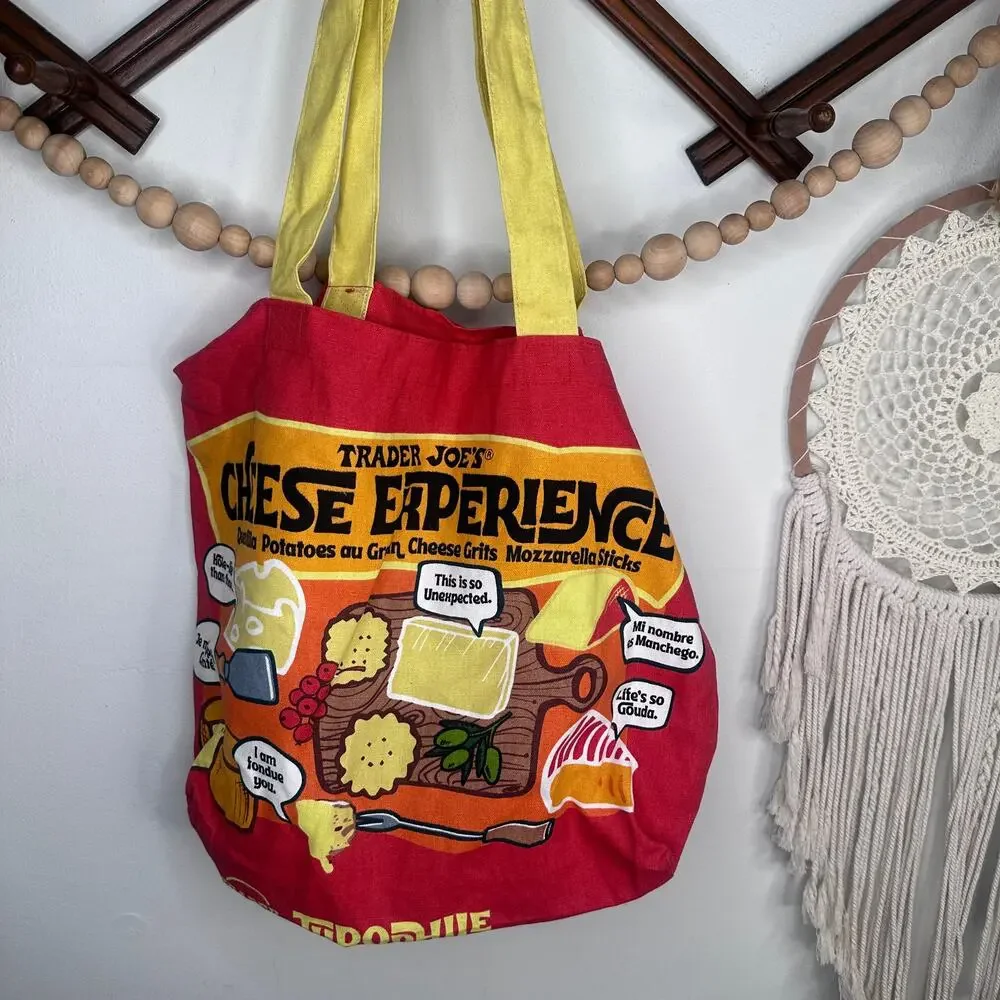 Trader Joe's Cheese Experience Reuseable Canvas Bag